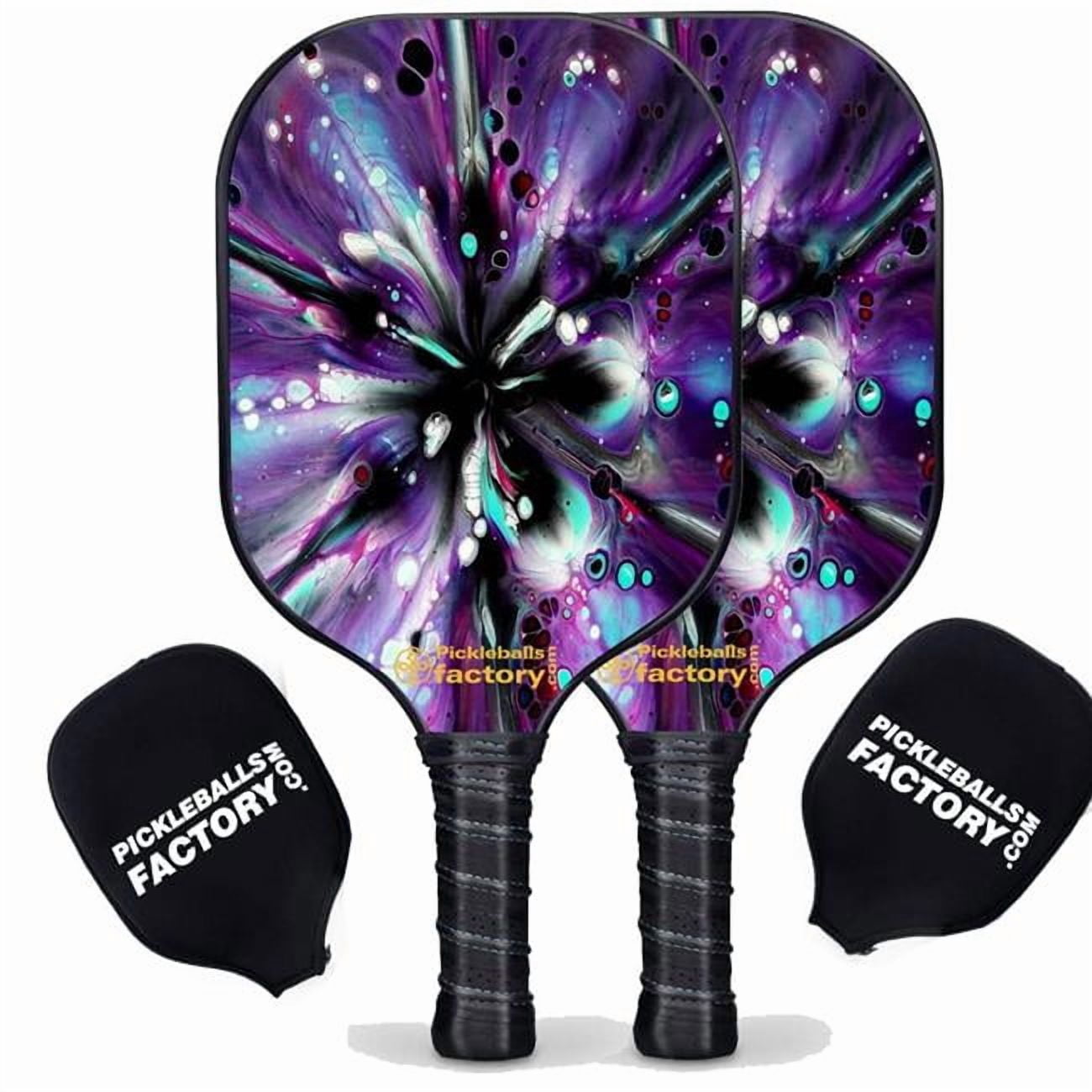 Pickleball Set - Flowers Bloom Pickleball Paddles Near Me, Best Starter Pickleball Set, Carbonfiber Graphite