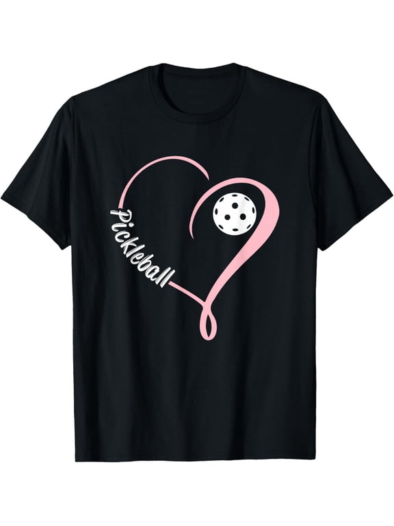 Pickleball Shirts Women's Valentine's Day Pickleball Lovers T-Shirt
