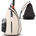 thumbnail image 1 of Pickleball Shoulder Bag Sports Bag with Paddle Holder Water Bottle Pocket for Travel, 1 of 5