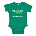 thumbnail image 1 of Pickleball Skills Loading Baby Bodysuit One Piece 12 mo Kelly Green, 1 of 3