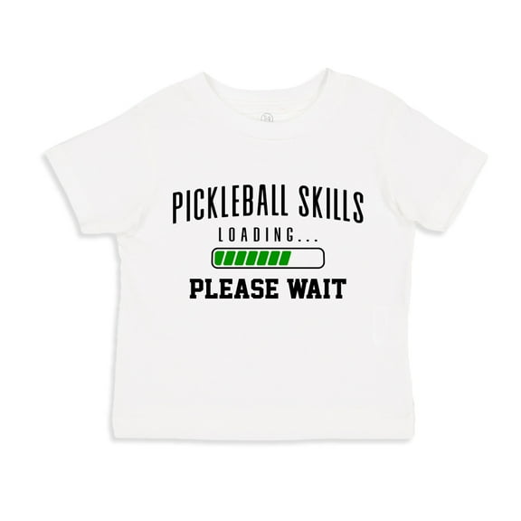 Pickleball Skills Loading Toddler T-Shirt 2T White