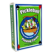 Pickleball Slam: Playing Cards - Classic Deck Featuring Slang, Shots & Playing Tips, 52 Standard Cards For Various Games, Fun Cartoon Illustrations