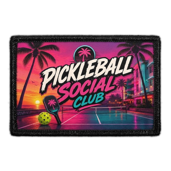 Pickleball Social Club - Removable Patch