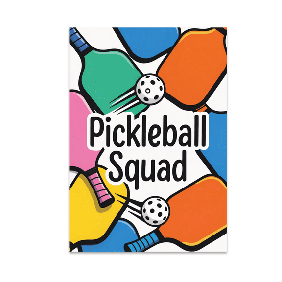 Pickleball Squad Art - Pickleball Enthusiast - 13x19 Poster Print