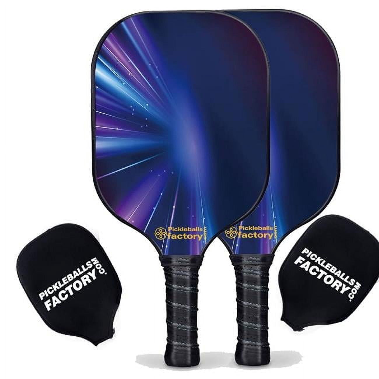 Pickleball Starter Set - Beam of Lights Pickleball Paddles for Sale, Pickleball Home Set, Carbonfiber Graphite