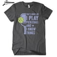 thumbnail image 1 of Pickleball T-Shirt - Funny Pickleball Tee - Dark Heather Gray, Small, 1 of 3