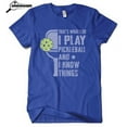 thumbnail image 1 of Pickleball T-Shirt - Funny Pickleball Tee - Heather Royal Blue, Medium, 1 of 3