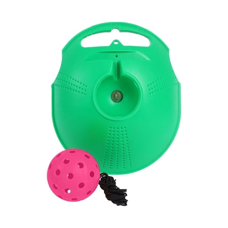Pickleball Trainer Ball with String Self Practice Equipment Tool Pickleball Training Equipment Solo Training for Park Professional Red