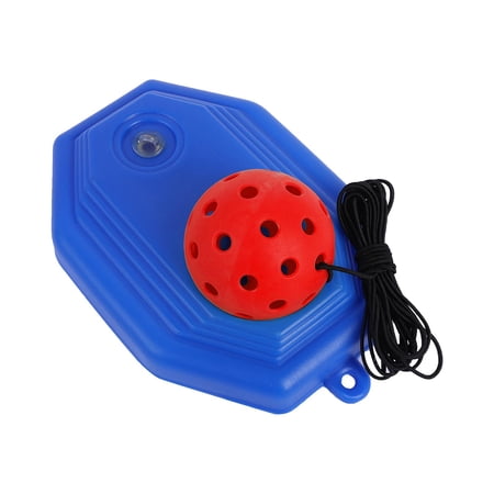 Pickleball Trainer Exercise Ball Pickleball Ball with Rope Portable Professional with Red Ball