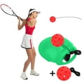 thumbnail image 1 of Pickleball TrainerPractice BaseHigh-Elastic Plastic Hole Ball for Beginner Drills & Solo Training with Portable Handle(Red), 1 of 8