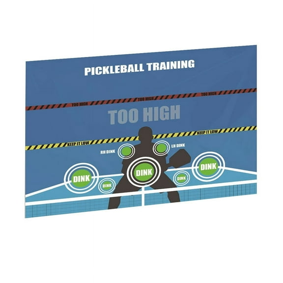 Pickleball Training Practicing Wall Stickers Pickleball Dink Pad Practice Board Poster Rebounder Training Aid