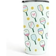 thumbnail image 1 of Pickleball Tumbler 20oz, Stainless Steel Travel Cup with Lid, Insulated Coffee Mug, Pickleballs Gifts for Women Girls Friends Sisters Players on Birthday Christmas, 1 of 6