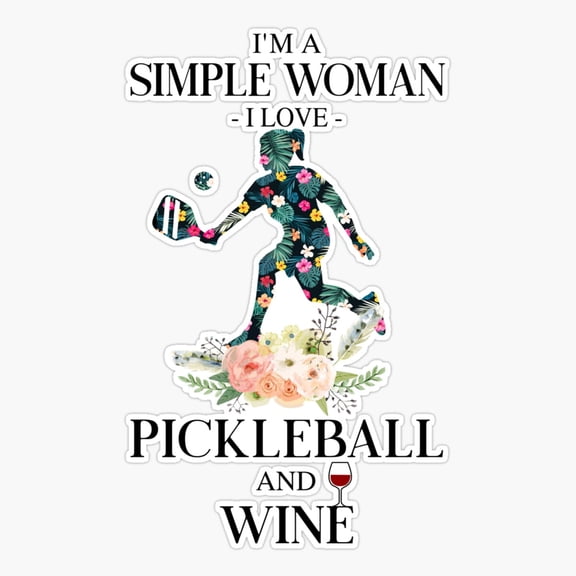 Pickleball Uplifting Quote Everyday Decor Art Simple Style Vinyl Sticker