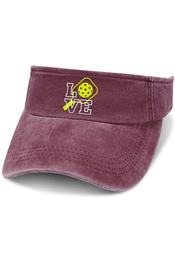 Pickleball Visor Hats for Women Funny Golf Sun Hats for Women Pool Cap Pickleball is My Therapy Sun Visor Cap