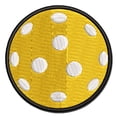 thumbnail image 1 of Pickleball Wiffle Ball Holes Applique Multi-Color Embroidered Iron-On Patch - 2.5 Inch Small, 1 of 5