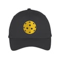 thumbnail image 1 of Pickleball Wiffle Ball Holes Low Profile Cotton Adjustable Baseball Cap Dad Hat for Men Women Embroidered Design - Gray, 1 of 5