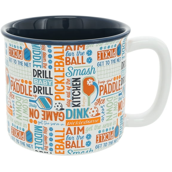 Pavilion Gift Company - Pickleball Word Splash - 18 oz Mug