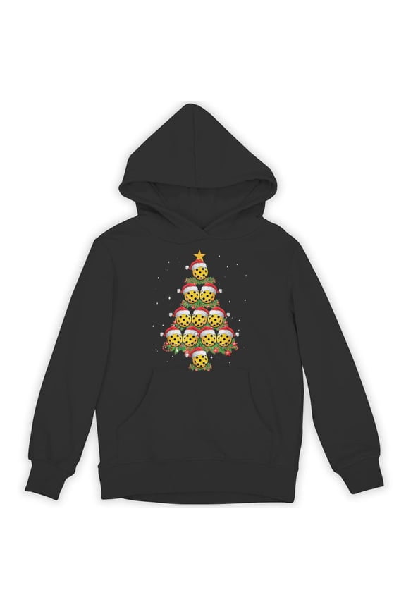 Pickleball Xmas Tree Ornaments Paddle Funny Christmas Pickleball Player Gift Hoodie, for men & women, up to size 5XL