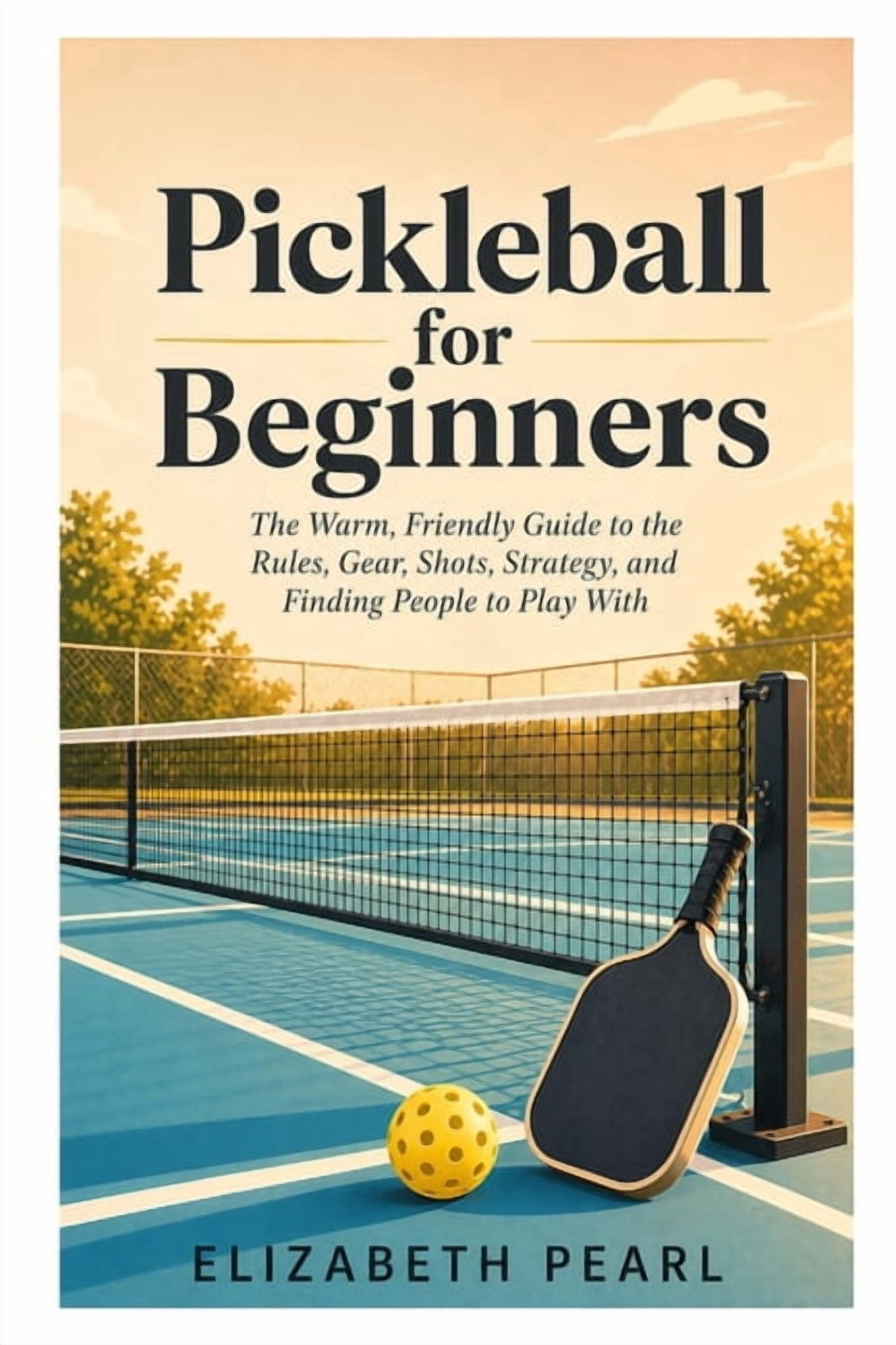 Pickleball for Beginners: The Warm, Friendly Guide to the Rules, Gear, Shots, Strategy, Drills, and How to Find People t, (Paperback)