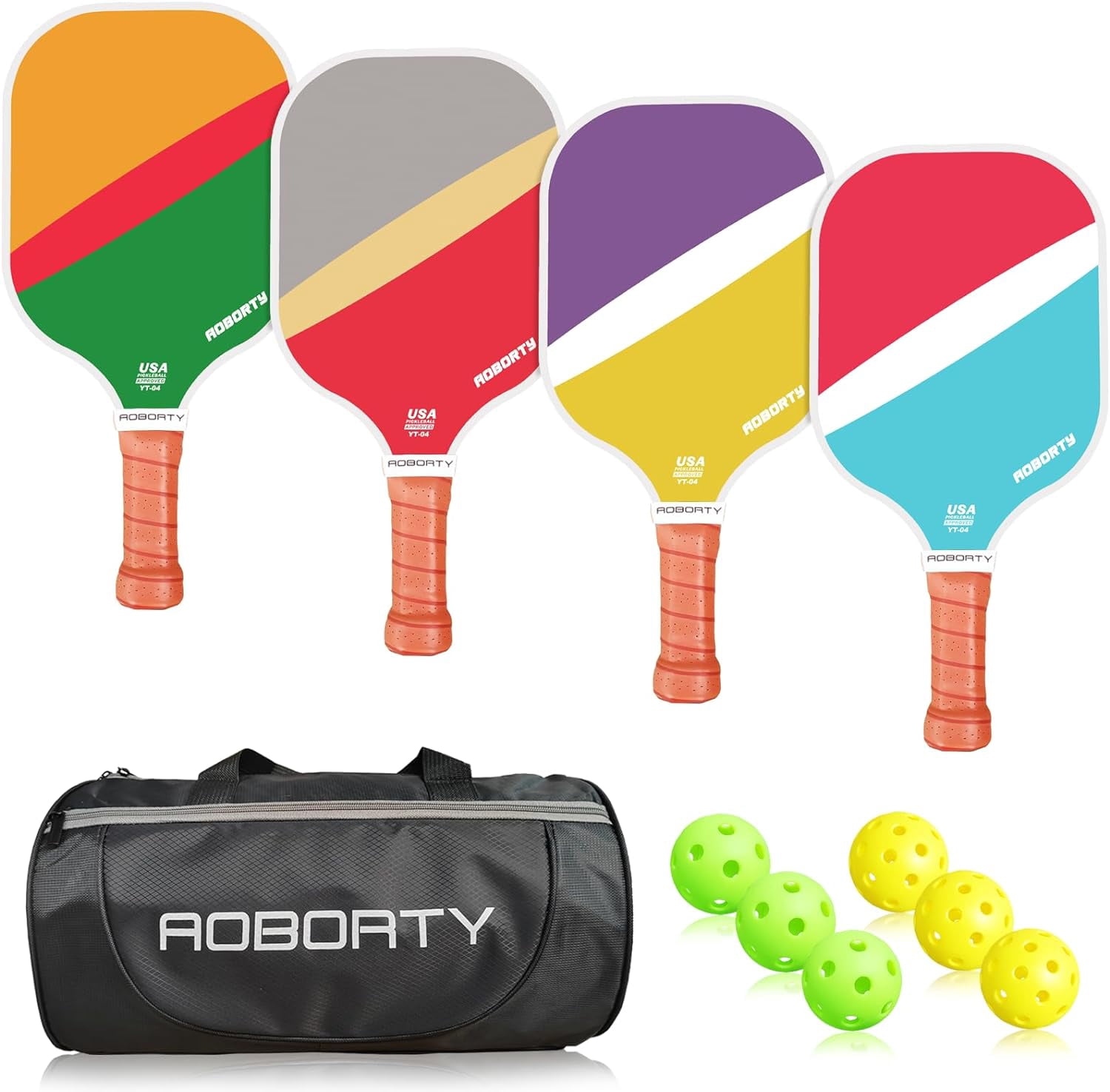Pickleball s 4 Pack - USAPA Light Graphite Premium Rackets Fiber Face ...