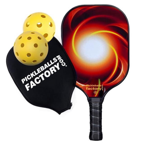 Pickleballs Factory SX0064-3 Best Pickleball Paddles 2021 for Tennis Players & Orange Earth Pickleball Paddle Set - 3 Piece