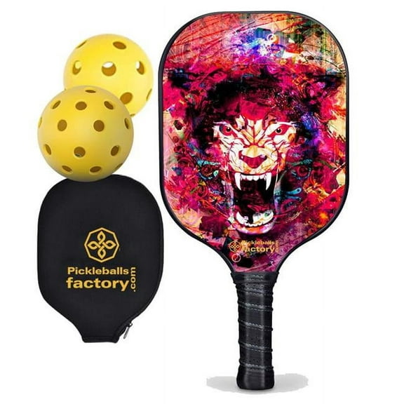 Pickleballtournament Paddle - Tiger Lifetime Pickleball, Lightest Pickleball Paddle Best Elongated Pickleball Paddles, Carbonfiber Graphite