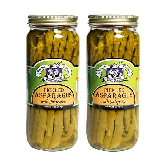 Pickled Asparagus with Jalapenos (2 Jars)