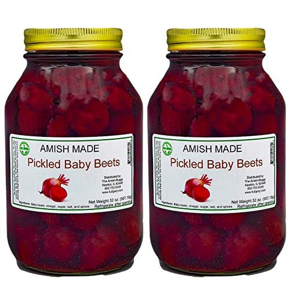 Pickled Baby Beets TWO 32 Oz Jar