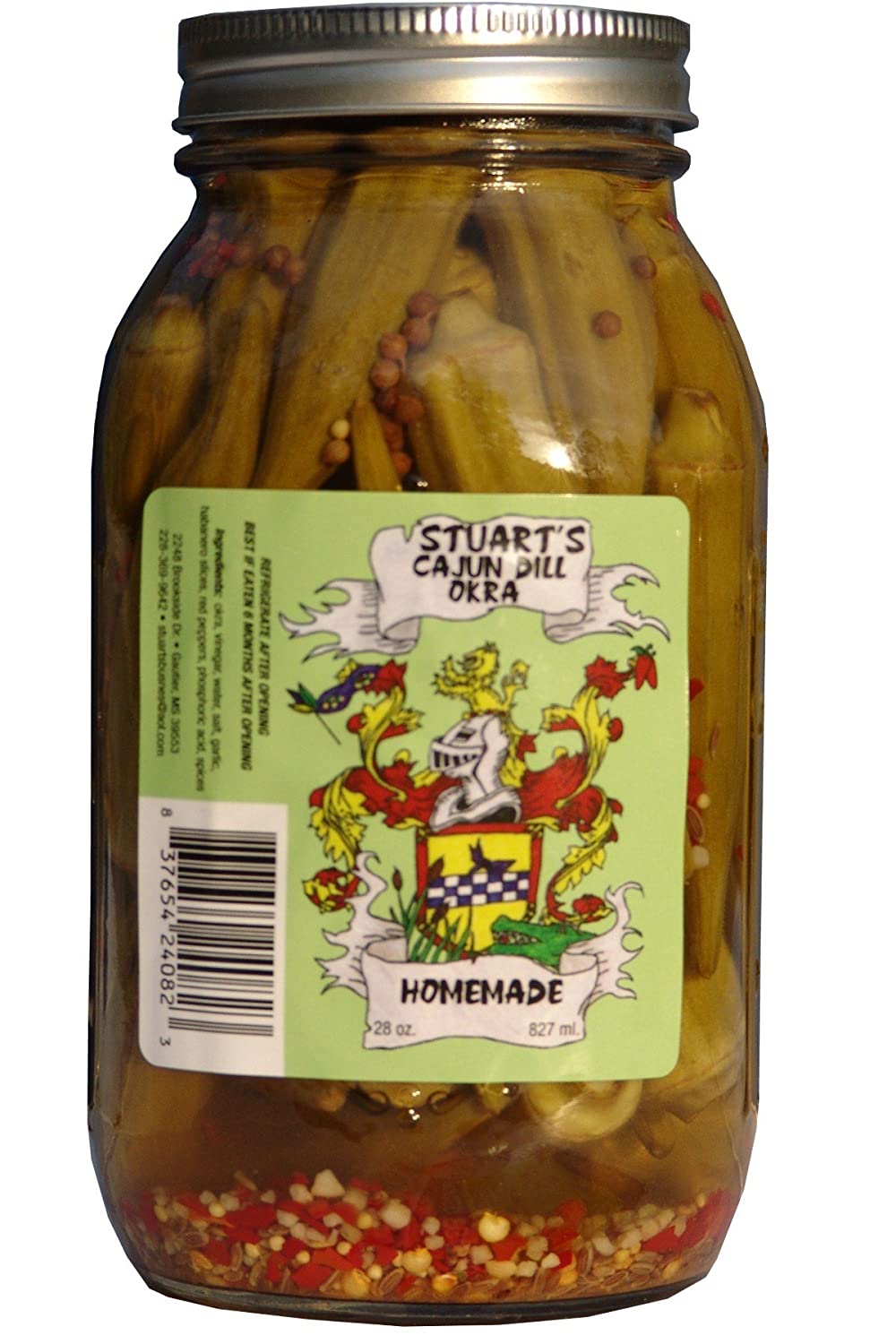 Pickled Okra 2 Quart Jars