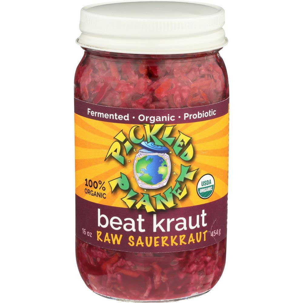 Pickled Organic Raw Beat Kraut Sauerkraut, 16 Ounce 6 per
