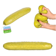 thumbnail image 1 of 11" Pickle Squishy Toys, Fruit Squeeze Party Favors, Fun Gag Gift & Desk Accessory, 1 of 9