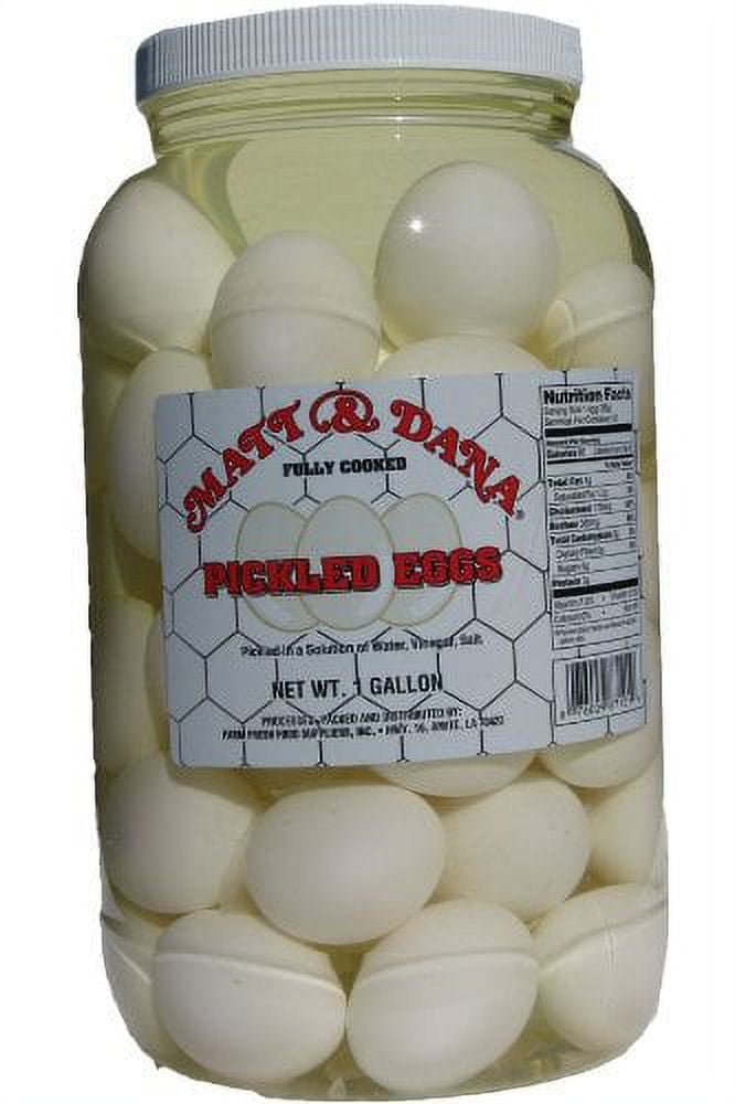 Pickled White Eggs Gallon