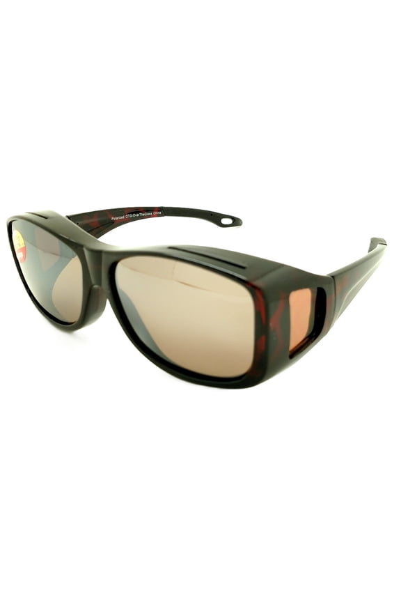 Winner OTG-V Large Polarized Brown Lens Ventilated demi frame
