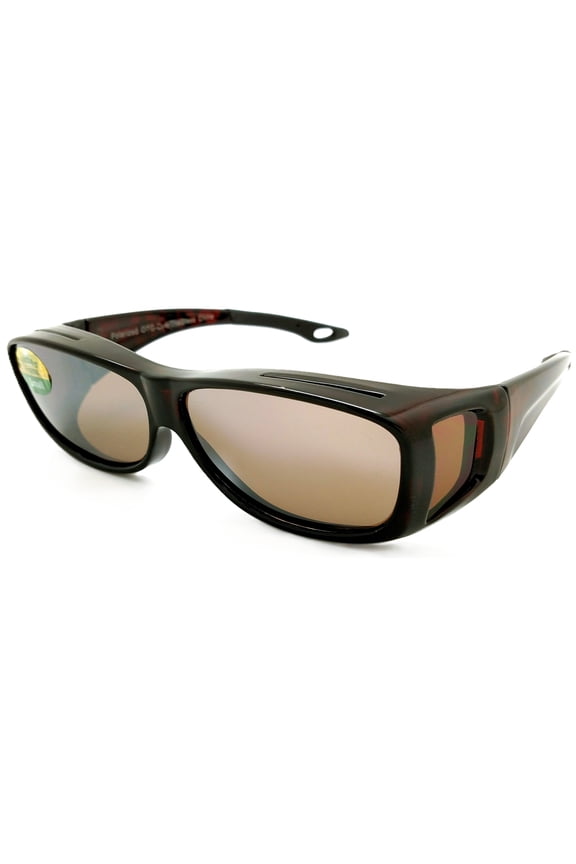 Winner OTG-V Small Polarized Brown Lens Ventilated demi frame