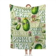 thumbnail image 1 of Pickles Blanket Funny Gift for Girl Women - Pickles Gift for Pickles Lover - Fleece Throws Food Lightweight Sheet Super Soft Toddler Kid Flannel Blankets for for Bed/Sofa -50"x60" Inches, 1 of 6