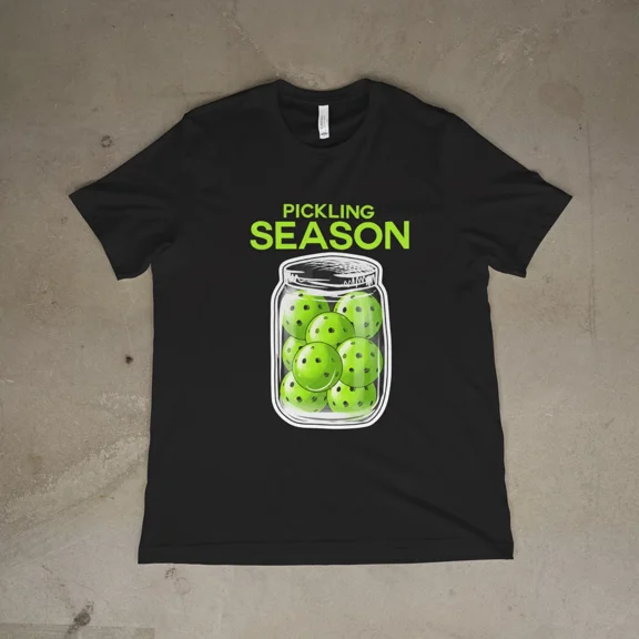Pickling Season Pickle Jar Funny Shirt | Pickleball Pun Tee | Adult Humor Gift