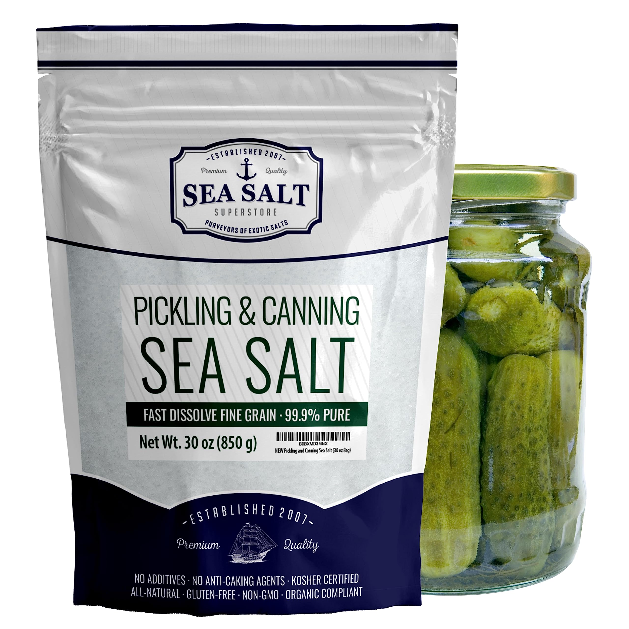 Pickling and Canning Salt, Curing Salt for Natural Preserving, Non Pickling and Canning Salt, Curing Salt for Natural Preserving, Non
