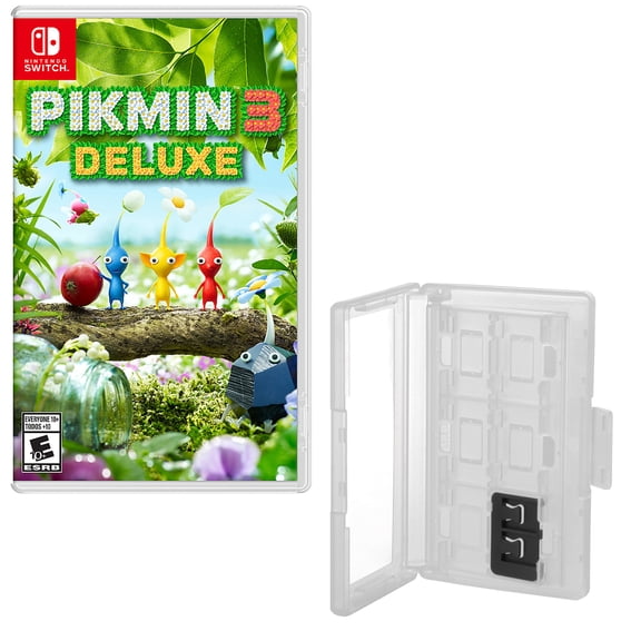 Pickmin 3 for Nintendo Switch With Hard Shell 12 Game Caddy