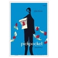 thumbnail image 1 of Pickpocket - Directed by Robert Bresson - Vintage French Film Movie Poster by Christian Broutin c.1959 - Master Art Print 10in x 14in, 1 of 4