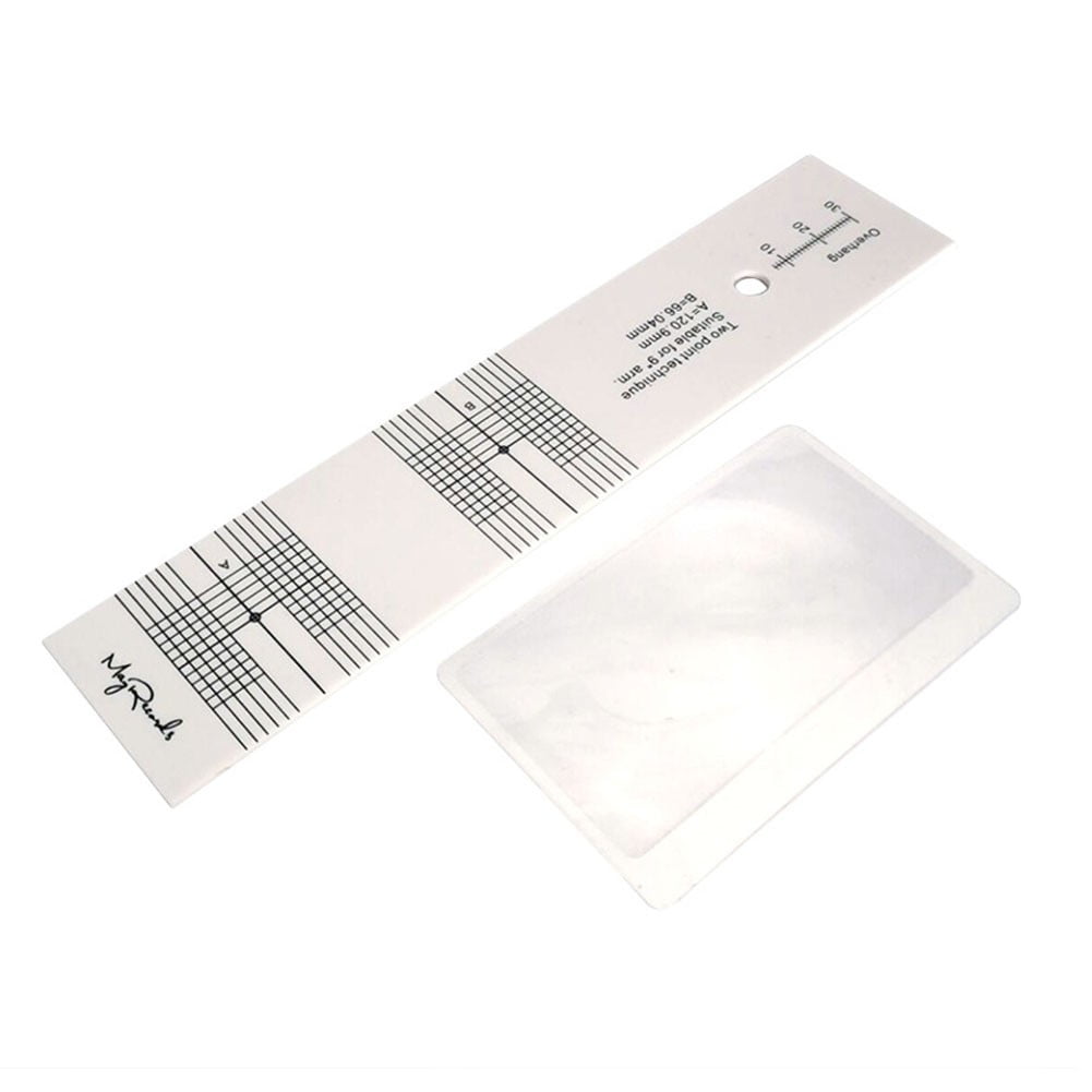 Pickup Calibration Distance Gauge Protractor Record LP Vinyl Turntable