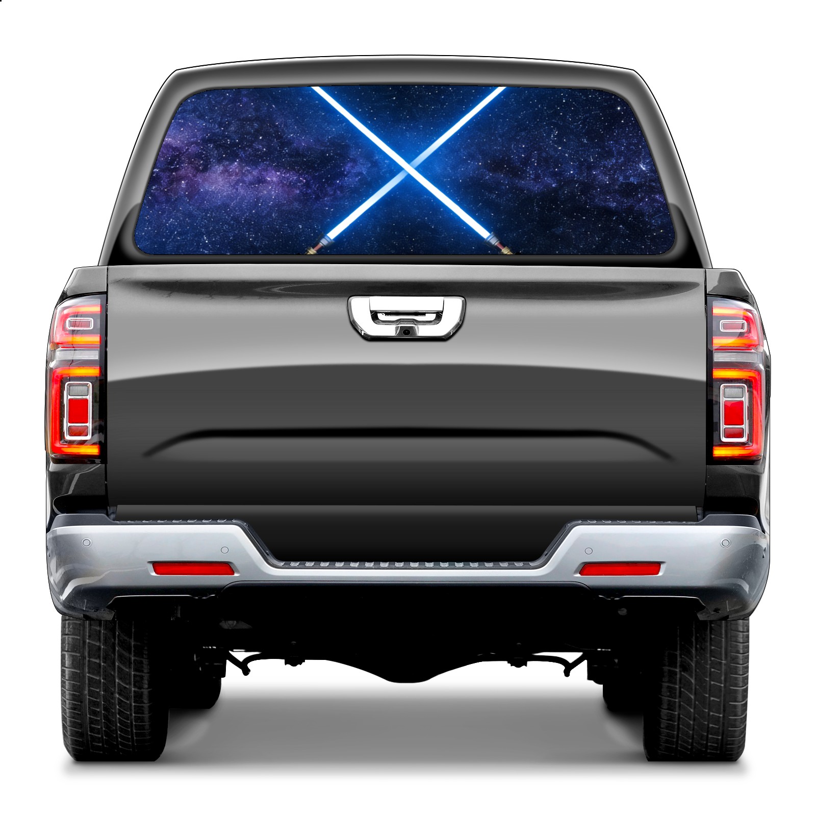 Sticker Rear Window Signage Pickup Car Window Stickers Decal Rear Window Decals for Trucks One Way ...