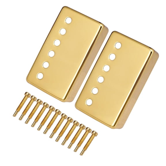 Pickup Covers for Electric Guitar with Set Screw Golden
