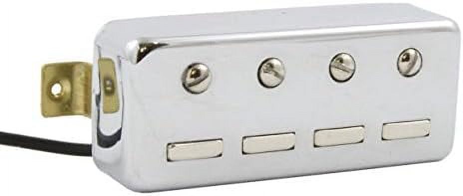 Allparts Chrome Pickup For Hofner Style Bass - Direct Replacement Pickup For Vintage Bass Guitars