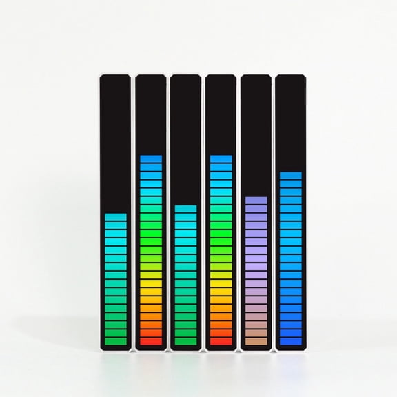 Pickup Rhythm Light USB LED Sound Control Music Atmosphere RGB Colorful Tube Energy-Saving Ambient Lamp Black