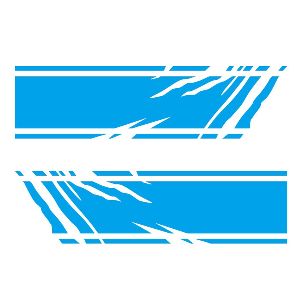 Pickup Tail Garland Funny Car Decal Hood Decals for Trucks 2 Pcs Stripe