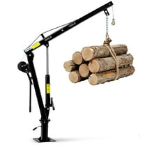Pickup Truck Crane,Hydraulic Pickup Truck Jib Crane Hoist 360° Swivel,2000 Lbs Folding Truck-Mounted Bed Crane with Hand Winch for Lifting Goods in Construction,Factory