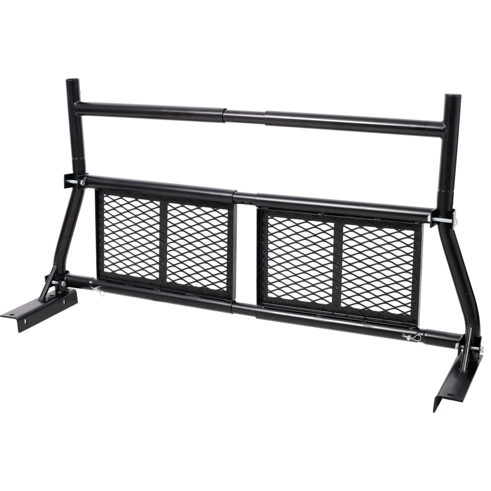 Pickup Truck Headache Rack,Adjustable Steel Truck Back Rack Mesh Window ...
