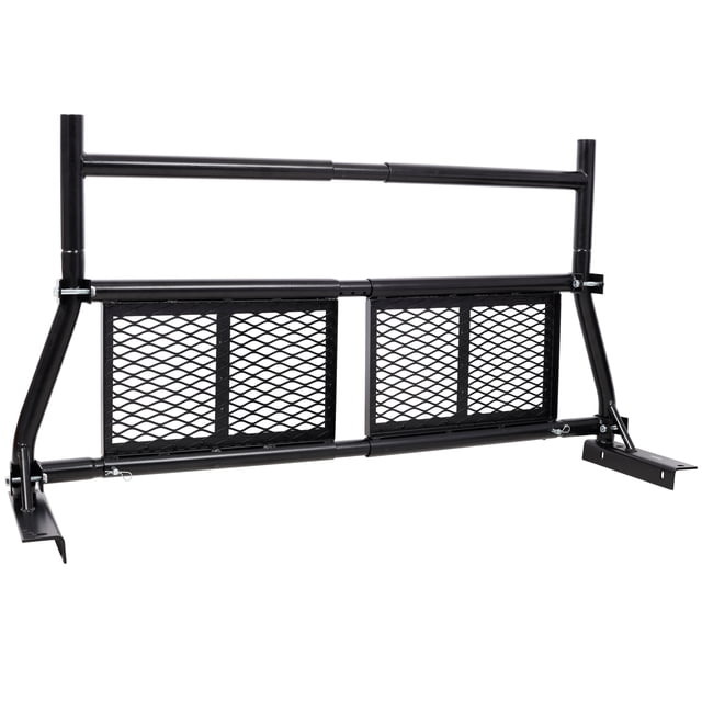 Pickup Truck Headache Rack,Adjustable Steel Truck Back Rack Mesh Window ...