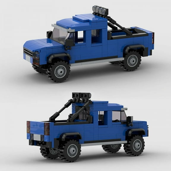 Pickup Truck Racing Car Sports City Speed Champions Model Buggy Building Blocks MOC Bricks Kids Toys Super Racers Vehicle Van