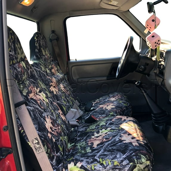 Pickup Truck Seat Covers Forest Camo Fit 98-01 FORD RANGER 60/40 high back Headrest